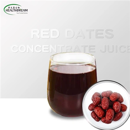 تواريخ حمراء تركز العصير